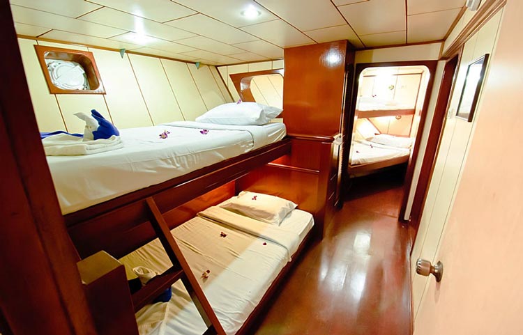Deep Andaman Queen Twin Cabin