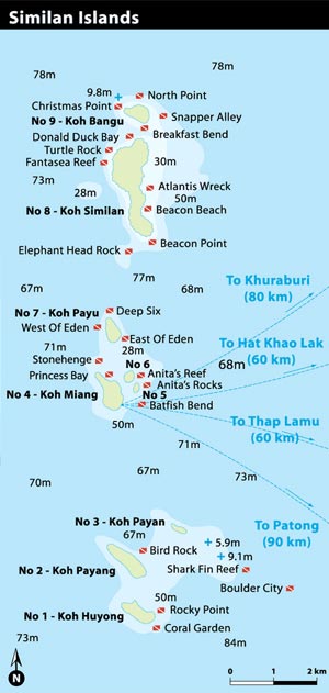 Similans Map