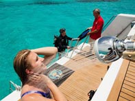 Bahamas Aggressor Deck Shower